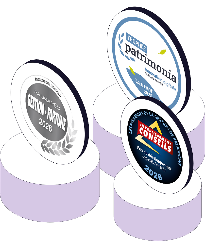 Trophées et distinctions obtenus par Wizio pour son expertise en conformité réglementaire