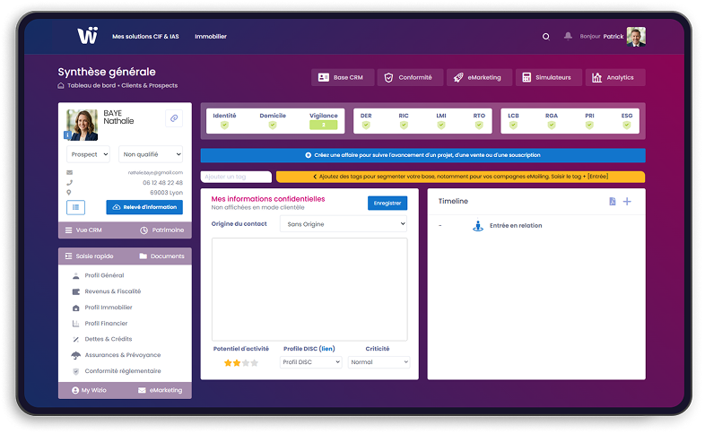 Logiciel conformité CGP pour automatiser votre conformité réglementaire