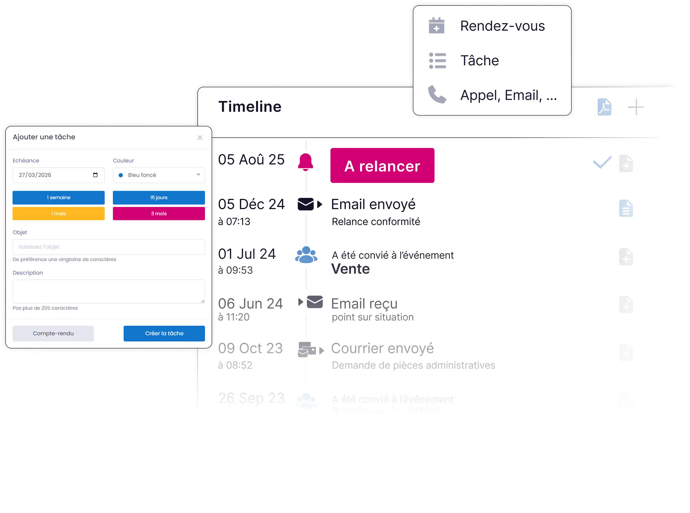 historisation-interactions-client-timeline-suivi-activite-cabinet